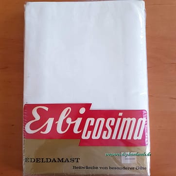 Edeldamast Bettwäsche weiß EsbiCosima