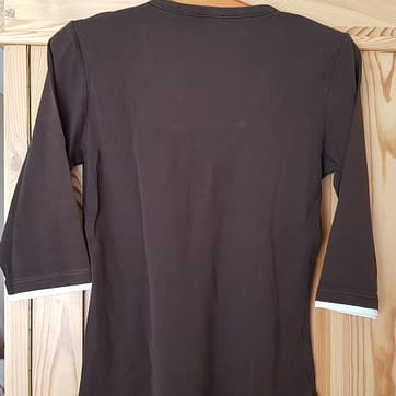 braunes T-Shirt, Halbarm, Street One