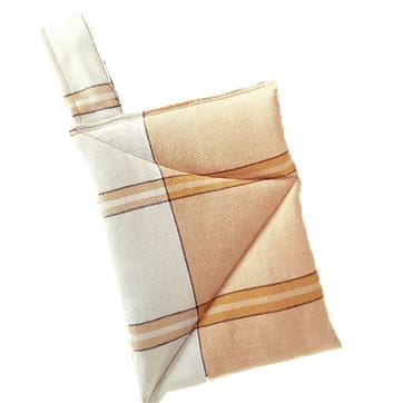Topflappen-Deckelhalter aus Vintagestoff
