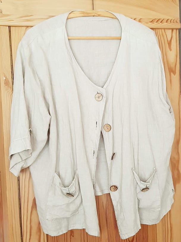 Blazer, Leinenjacke "made in italy"