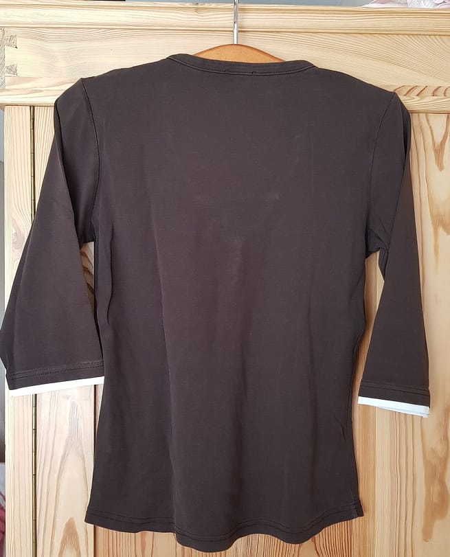 braunes T-Shirt, Halbarm, Street One