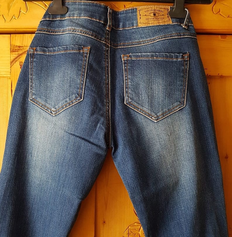 Jeanshose, Vintage AMISU Skinny Gr 29