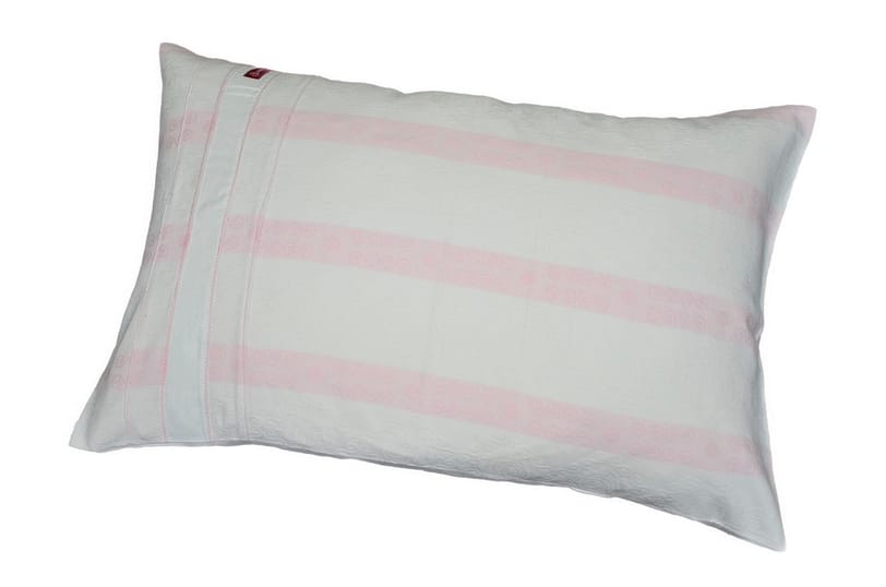 Kinderbettwäsche Set weiß rosa gestreift