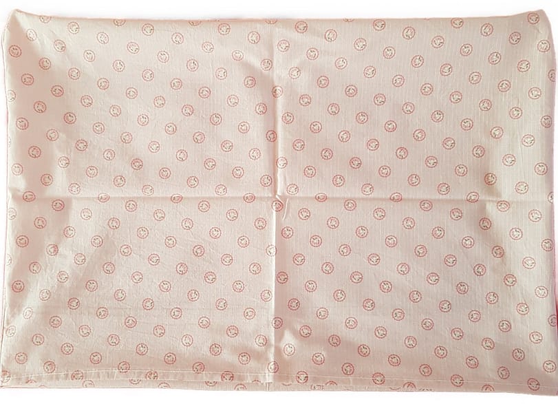 Vintage, 2tlg Bettwäsche Baby rosa