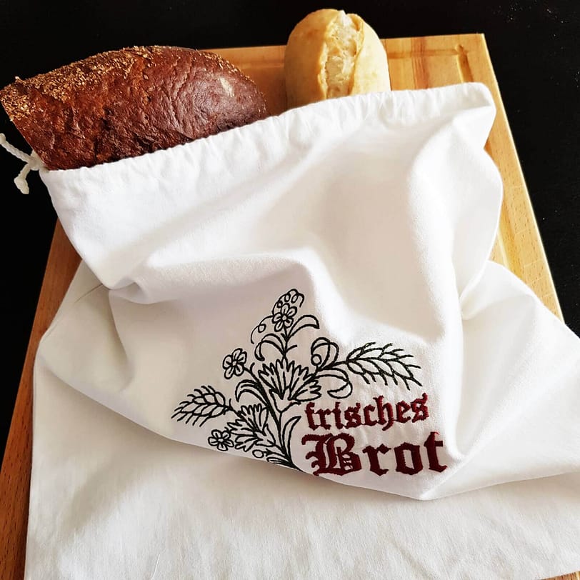 Brotbeutel Baumwolle für Brot, Brötchen