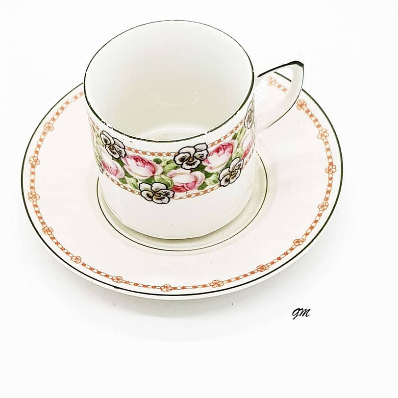 Kaffeetasse Untertasse, Rarität um 1900