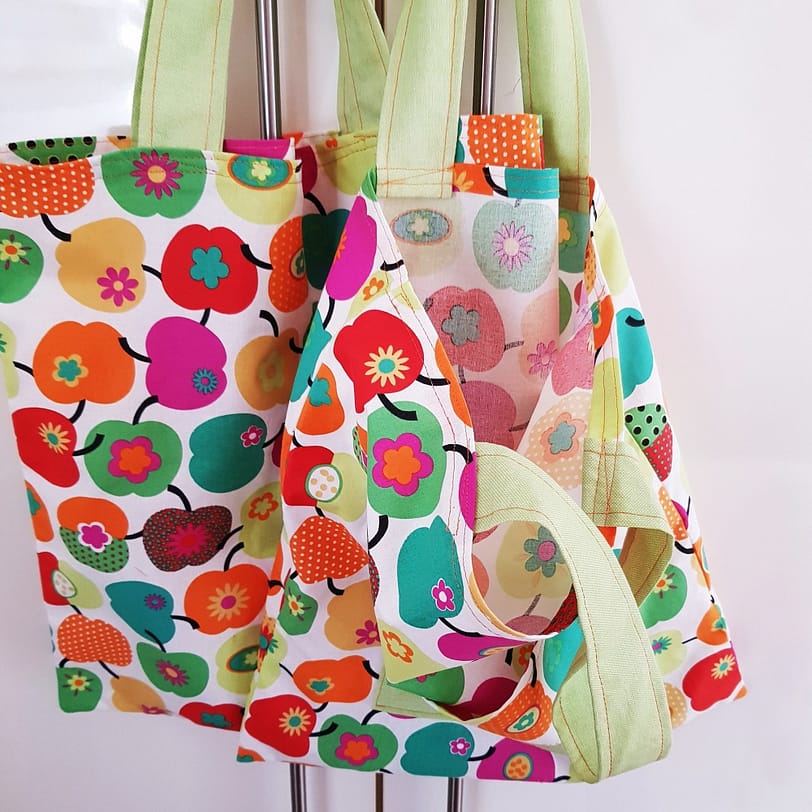 bunte Stofftasche, Einkaufstasche