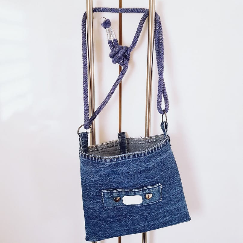 Jeanstasche 22x20 cm, upcycling